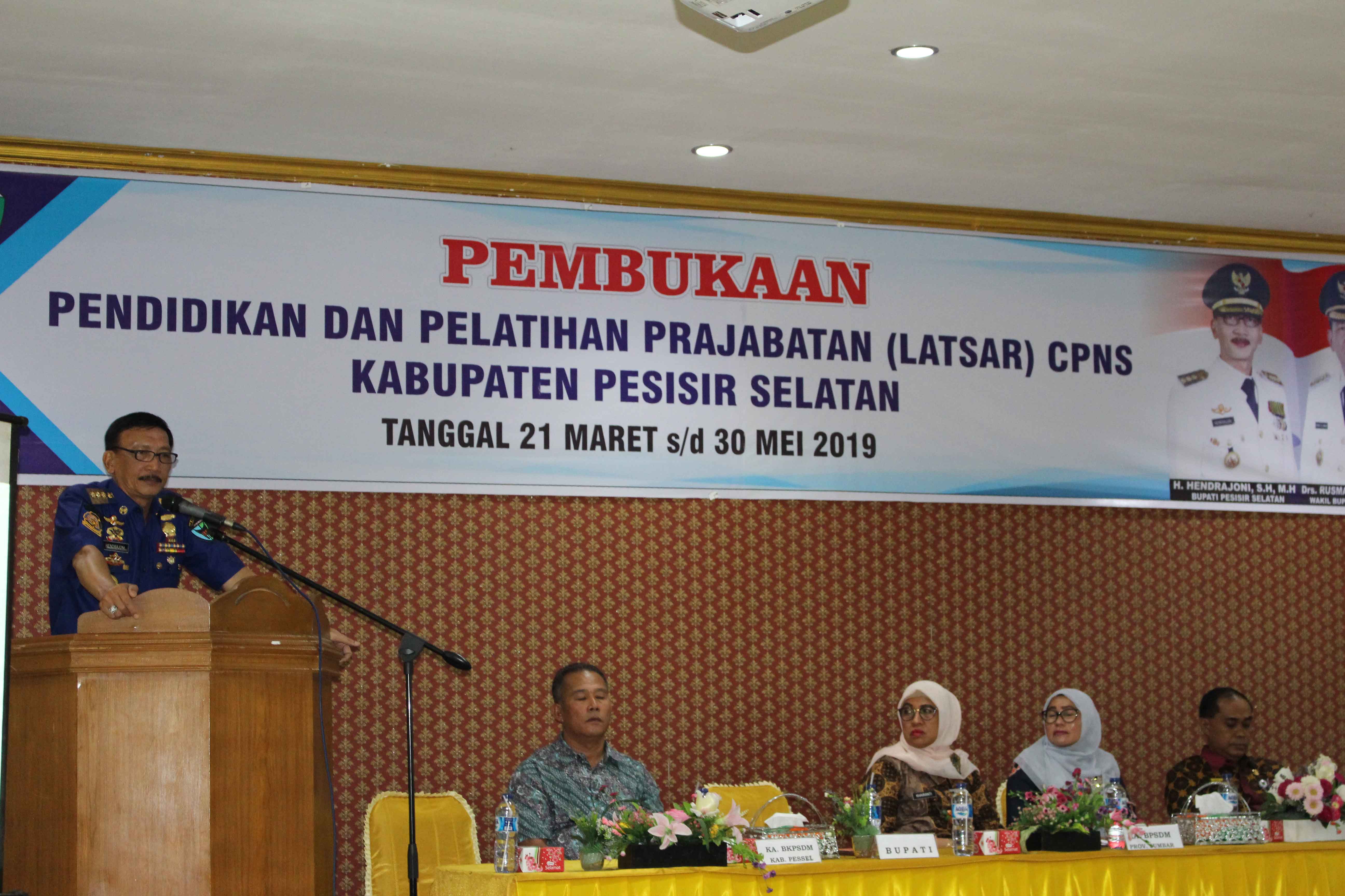 PEMBUKAAN LATSAR BAGI CPNS DAERAH