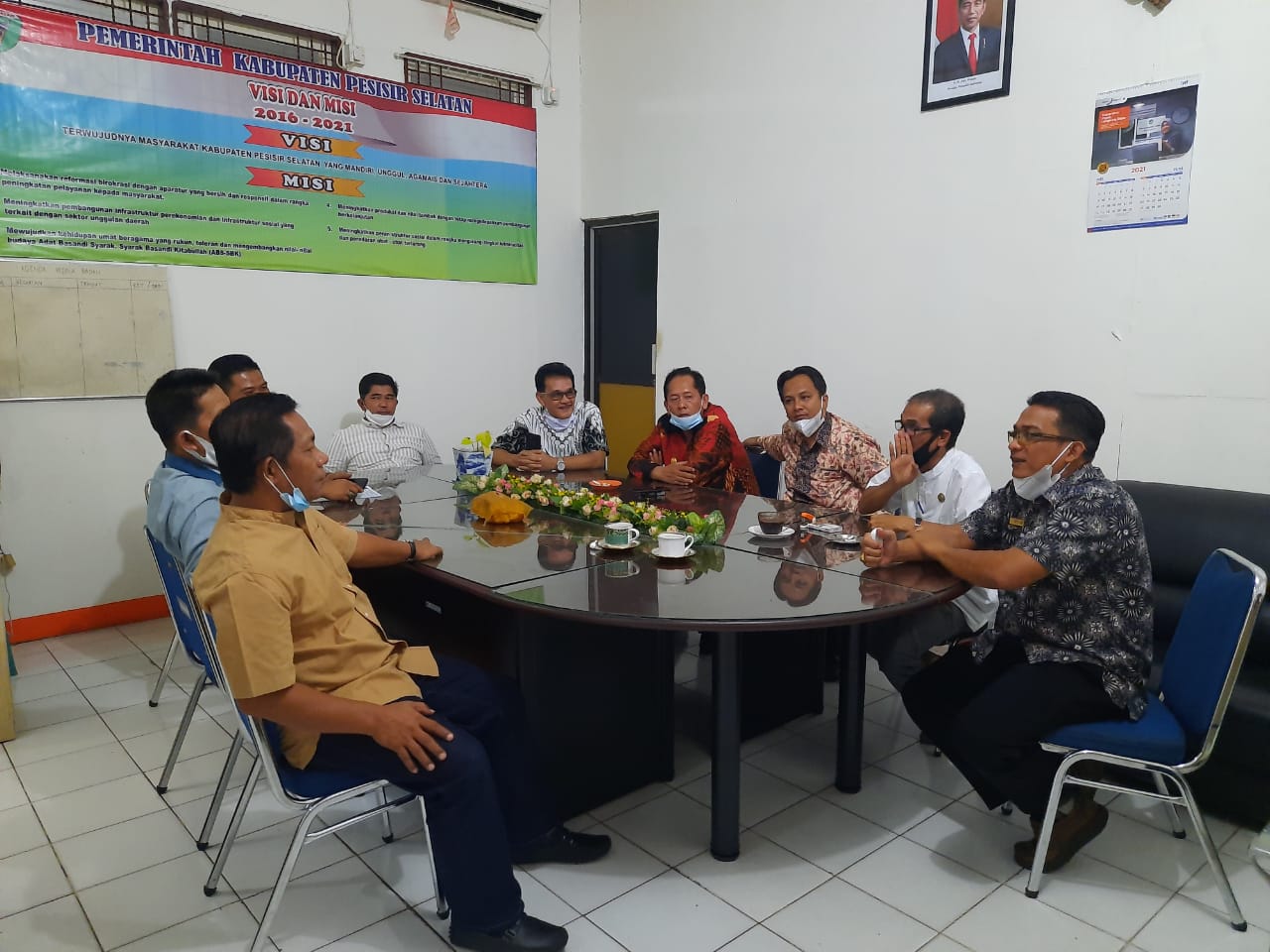 KUNJUNGAN KERJA KOMISI I DPRD KOTA BENGKULU KE BKPSDM PESISIR SELATAN