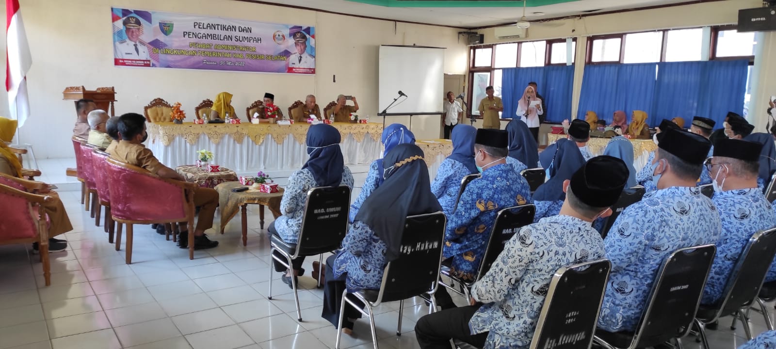 Pelantikan Pejabat Administrator dan Pejabat Fungsional Penyetaraan Jabatan di Lingkungan Pemerintah