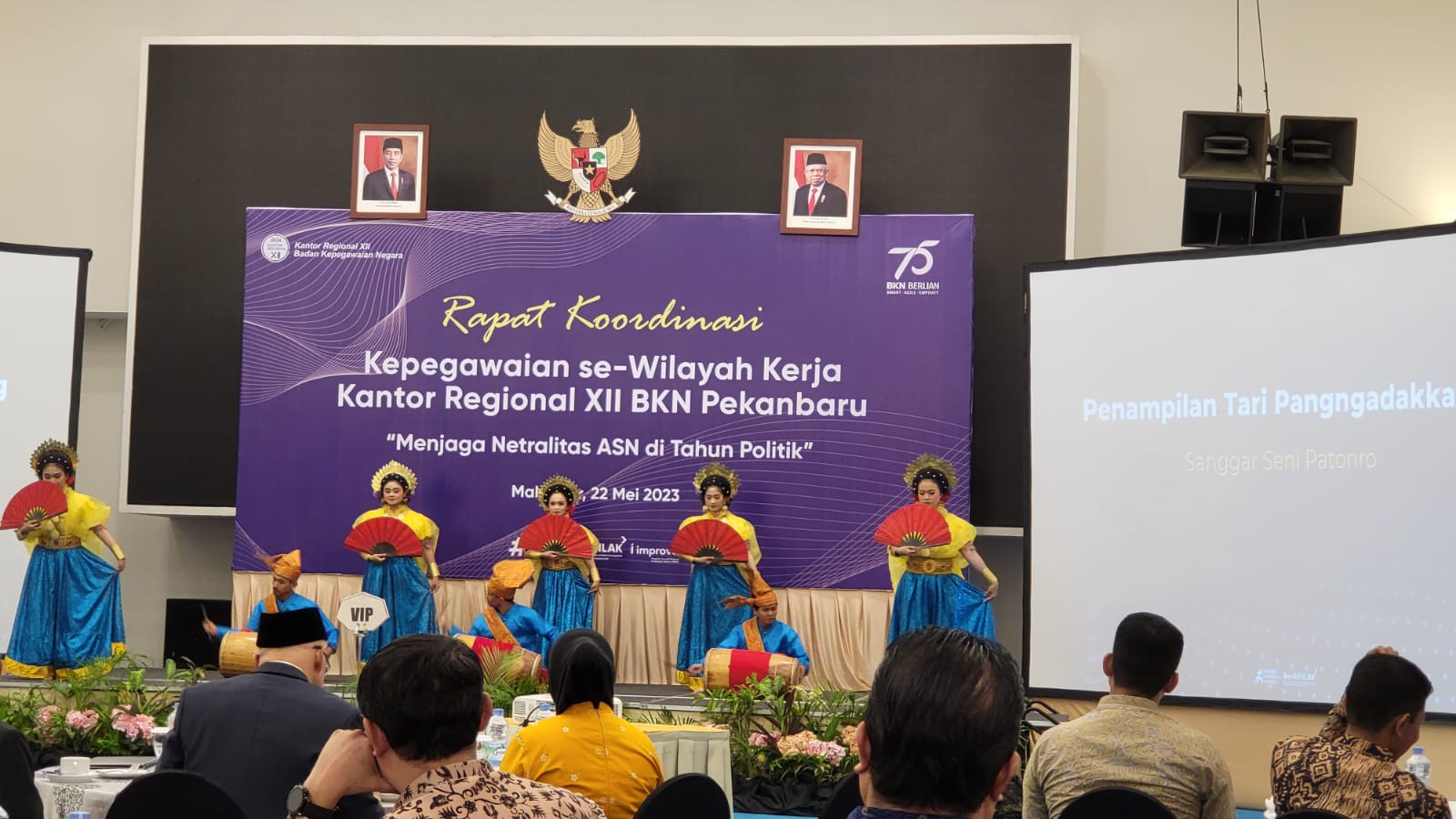 Rapat Koordinasi Kepegawaian se-Wilayah Kerja Kantor Regional XII BKN Pekan Baru Menjaga Netralisasi