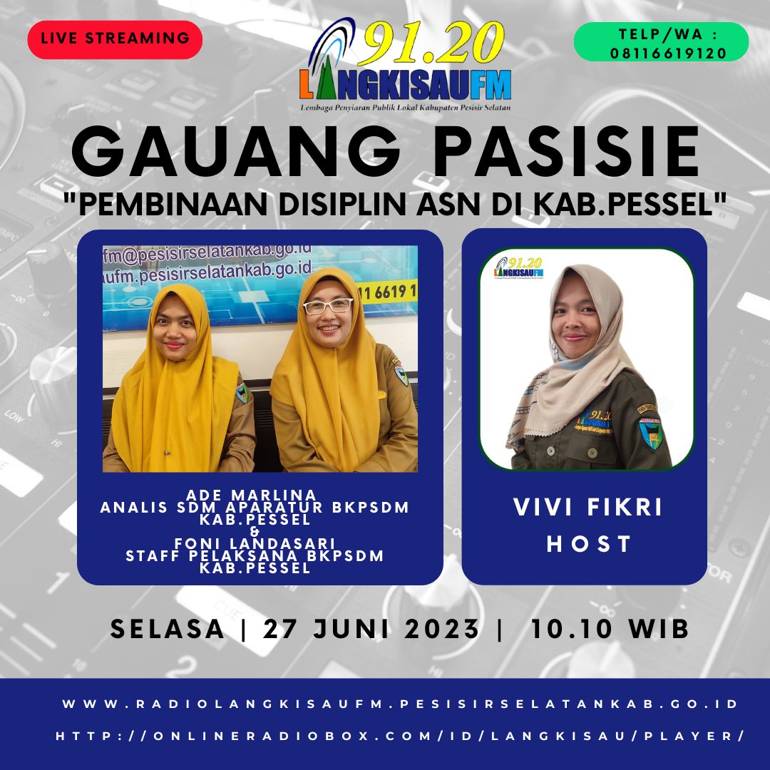 pembinaan disiplin asn kabupeten pesisir selatan