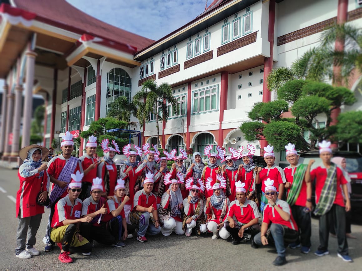 Lomba Gerak Jalan Gembira Hut RI ke - 78 tahun 2023