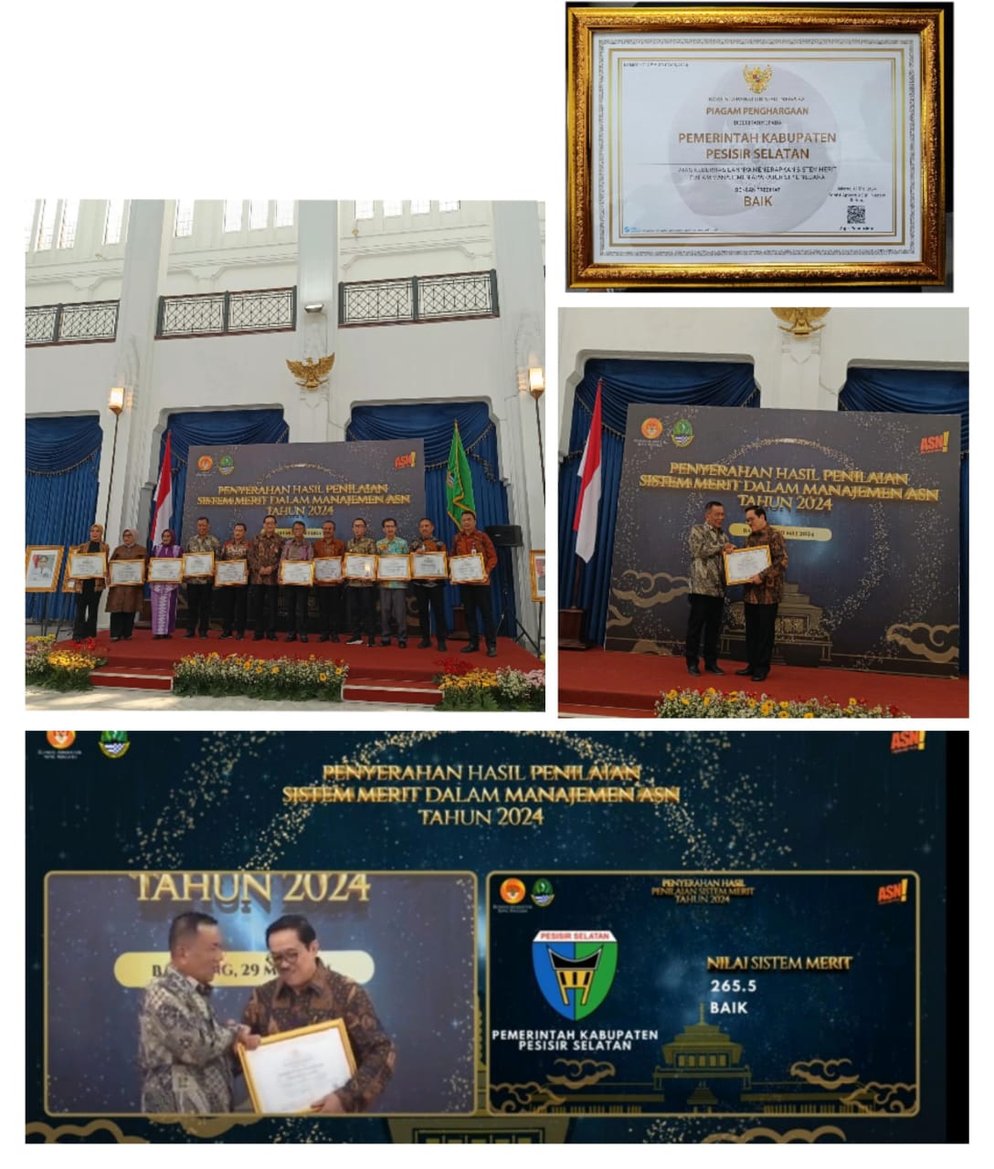 PENYERAHAN HASIL PENILAIAN SISTEM MERIT DALAM MANAJEMEN ASN TAHUN 2024